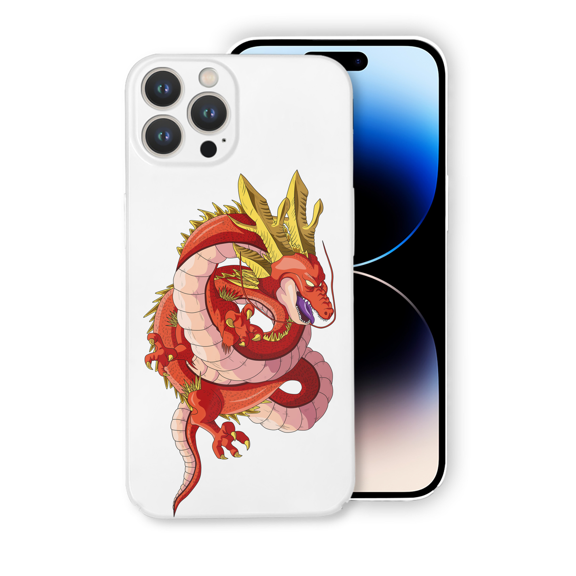 （画像用） ドラゴンボール 神龍 シェンロン DRAGON BALL Shenron 【iPhone 14シリーズ対応】ハードケース